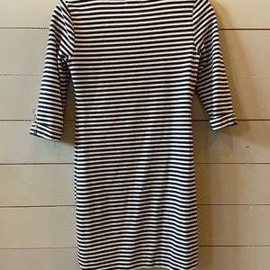 Fitted striped dress